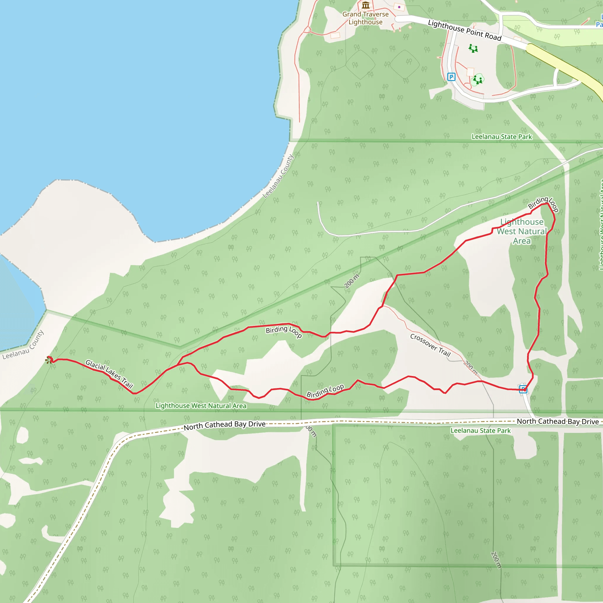 Birding Loop mobile static map
