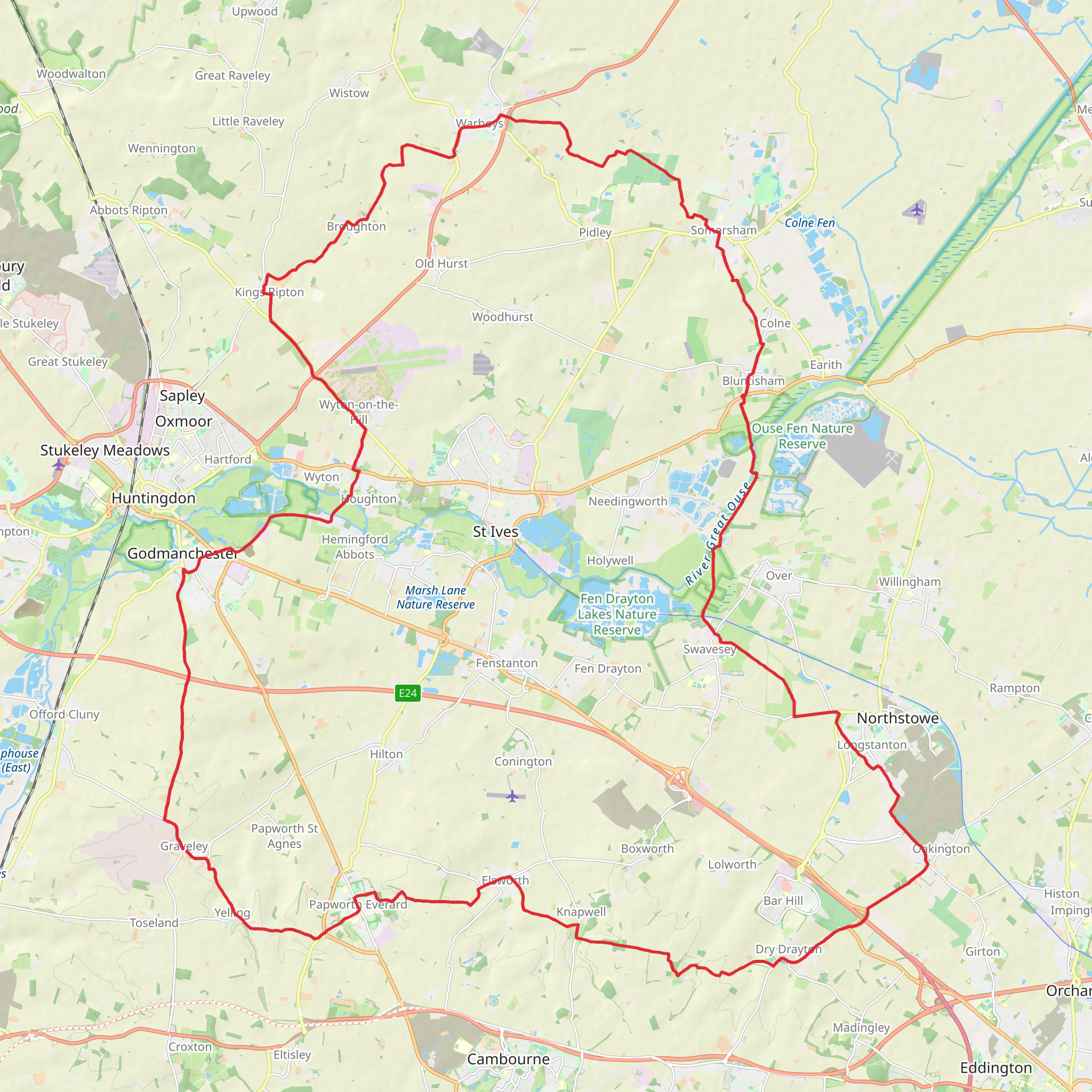 Pathfinder Long Distance Walk mobile static map