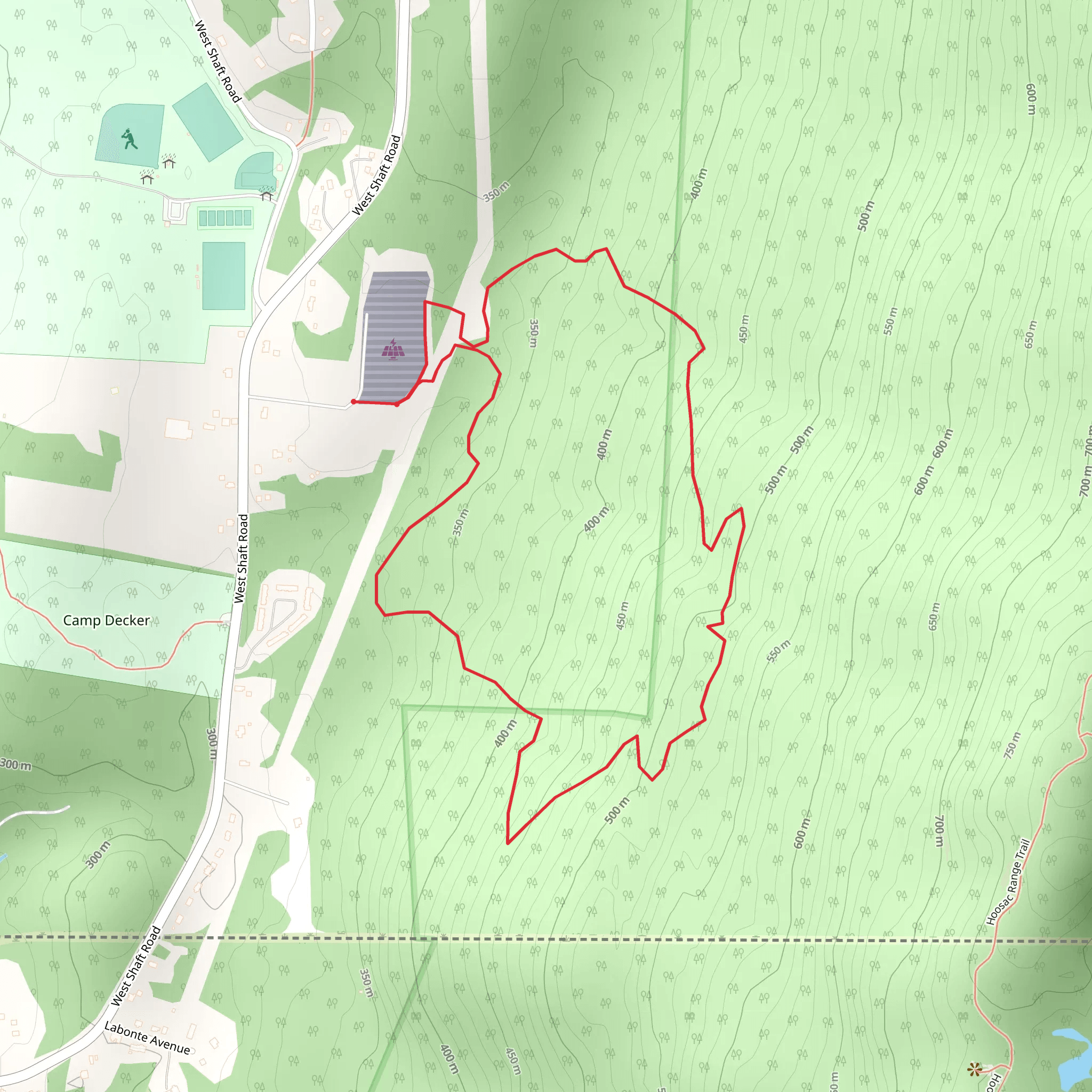 Gravel Pit Loop mobile static map