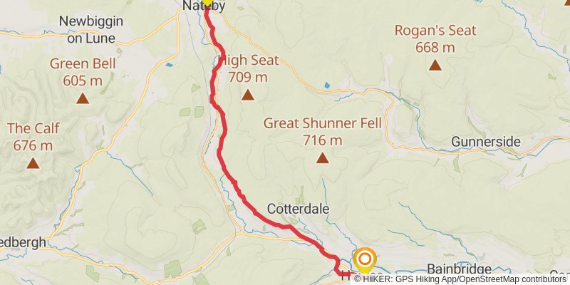 Lady Anne's Way stage 5 Map