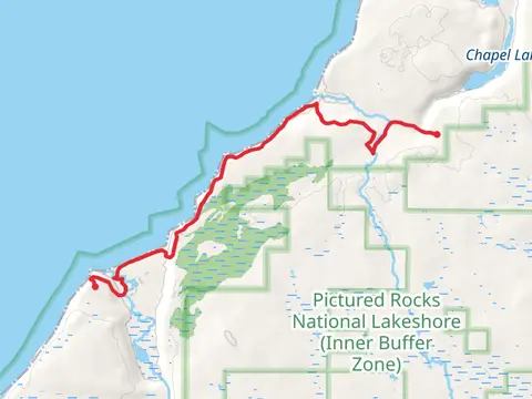 North Country and Chapel Creek Trail - Miners Lake