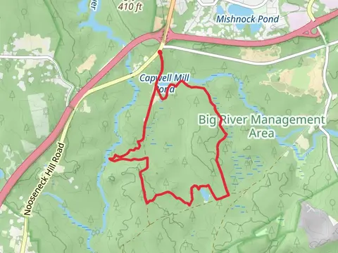 Upper Piney and Jim's Dam Bridge Loop