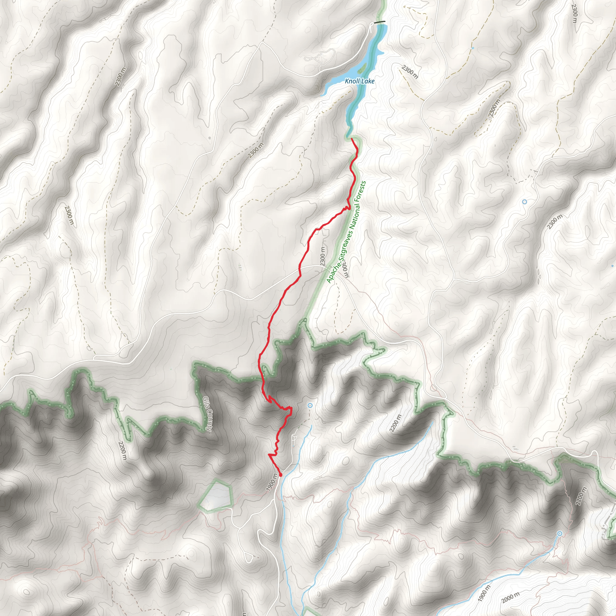Babe Haught Trail mobile static map