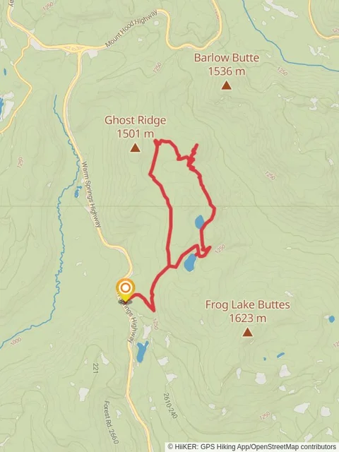 Lower Twin Lake, Upper Twin Lake, Palmateer Point and Pacific Crest Loop Trail