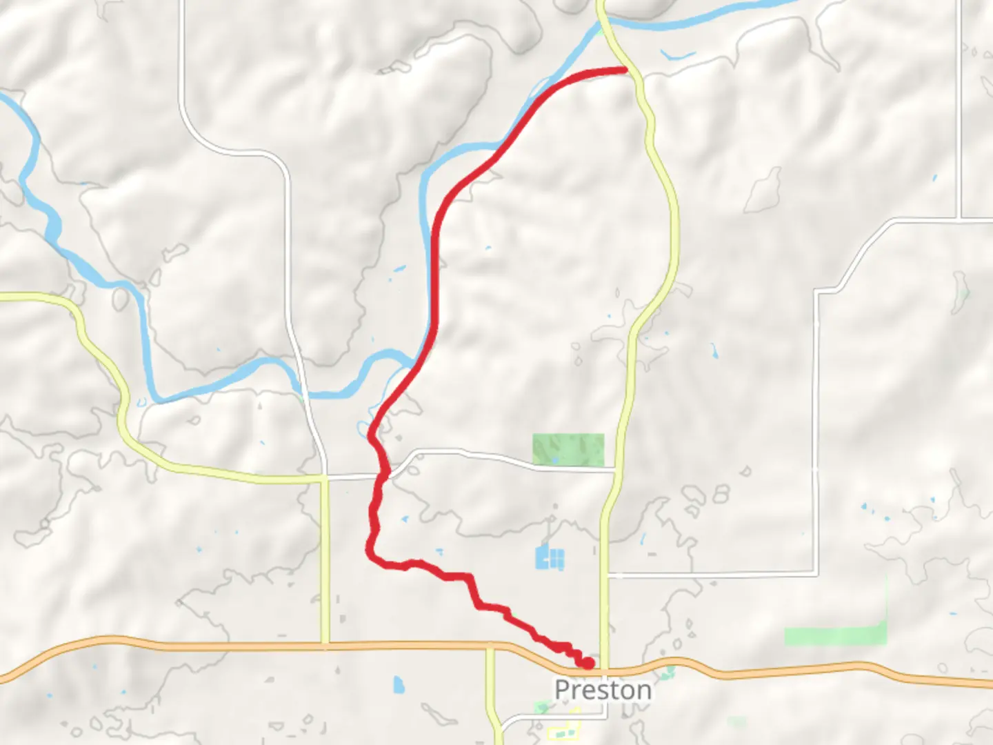 An image depicting the trail Jackson County Recreation Trail and its surrounding area.