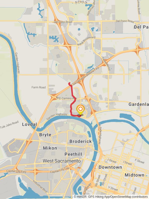 Garden Highway and Gateway Oaks Connector Trail