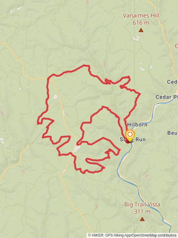 Black Forest Trail mobile static map