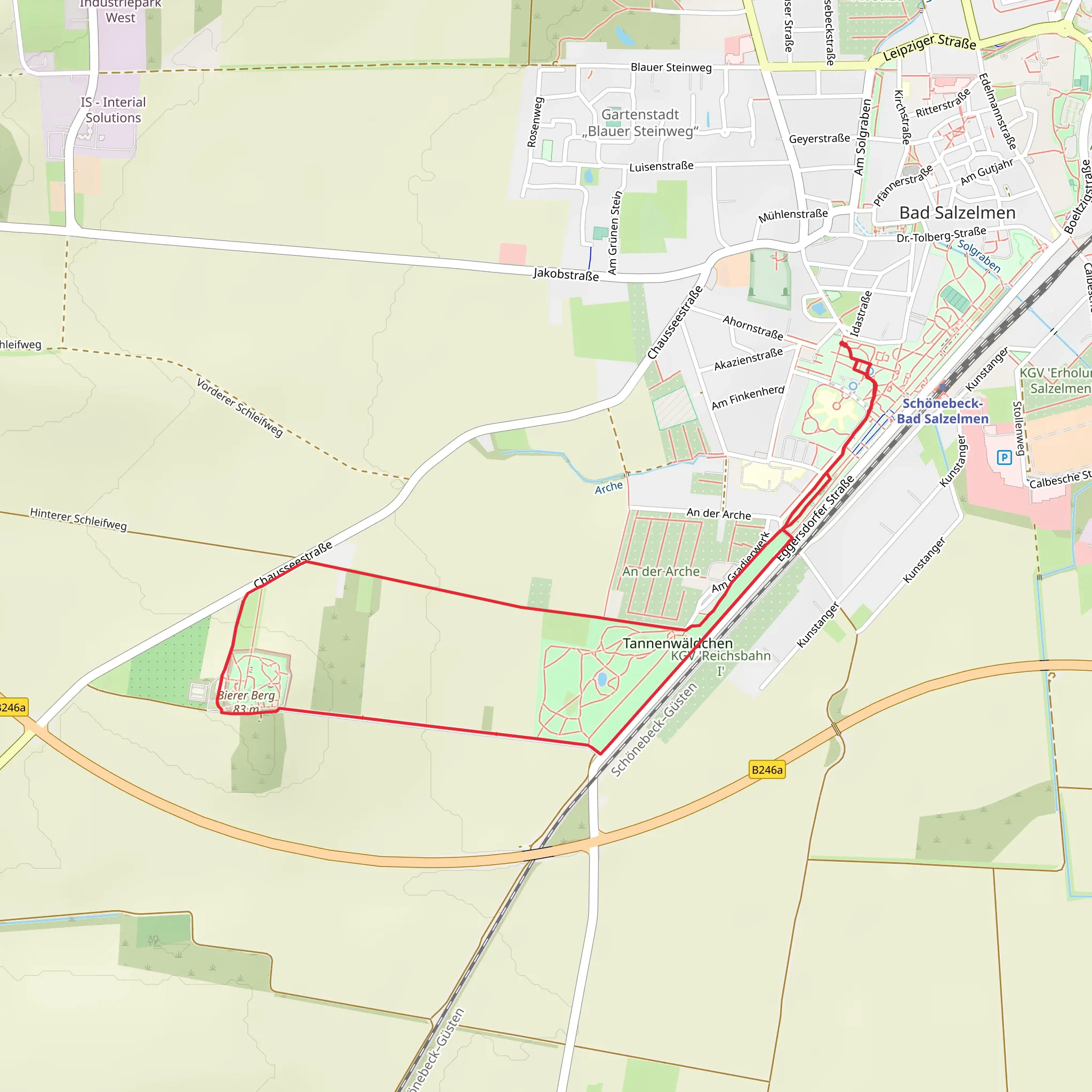 Heimtiergarten mobile static map