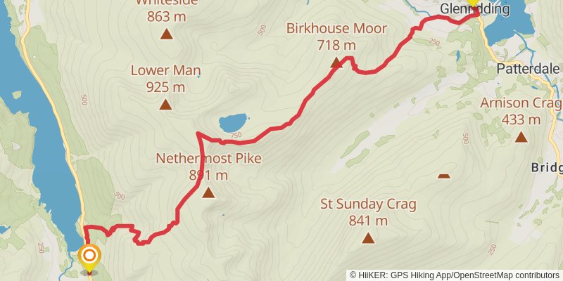 Wordsworth Memorial Way stage 4 Map