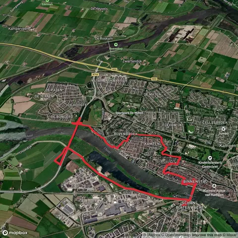 Zwolse Weg and Kamperstraat Weg via Ijssel