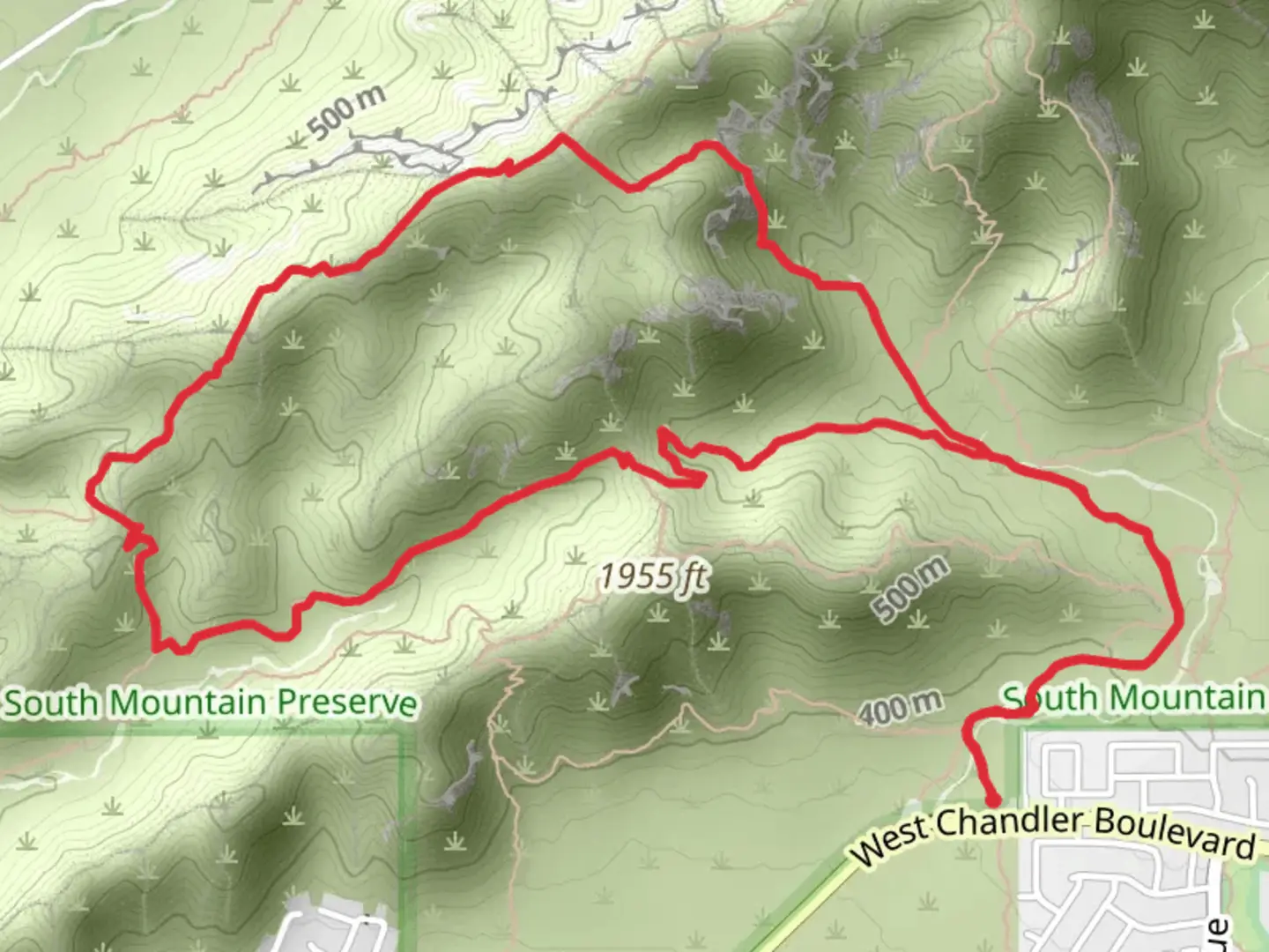An image depicting the trail Pyramid, Gila and Lost Ranch Ruins Loop Trail and its surrounding area.
