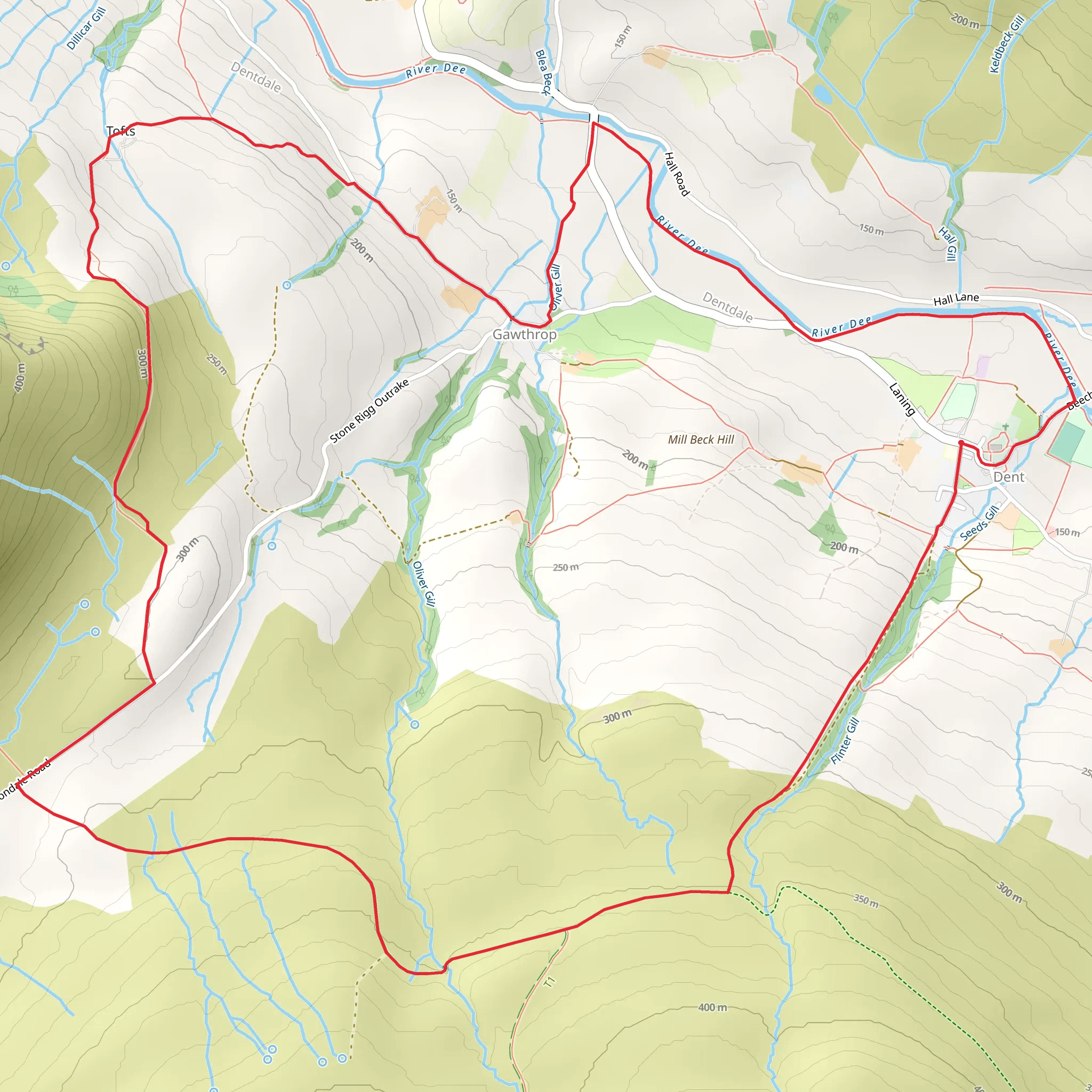 Dent and Gawthrop mobile static map