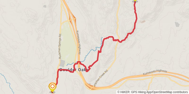 Pacific Crest Trail - Southern California stage 3 Map