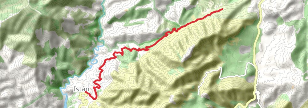 GR 243 Sendero Sierra de las Nieves stage 7 Map