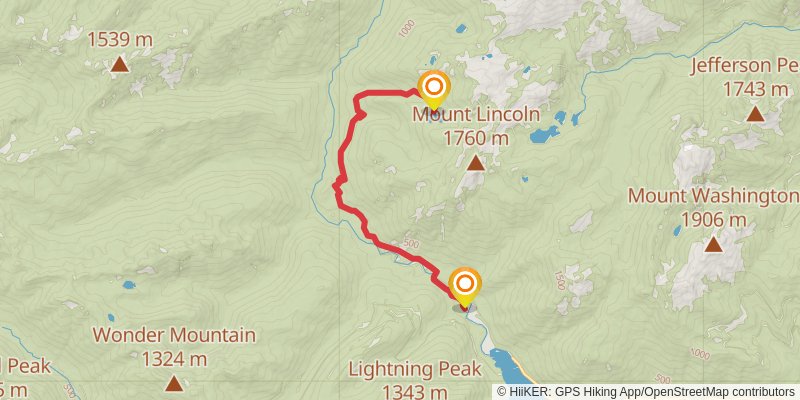 Flapjack Lake via Staircase Rapids Nature Trail stage 2 Map