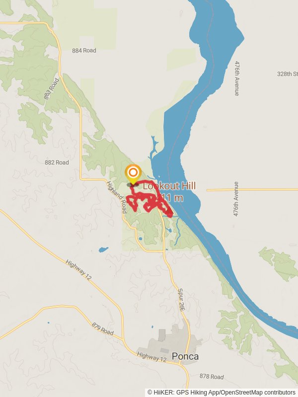 Ponca State Park Loop via Lookout Hill