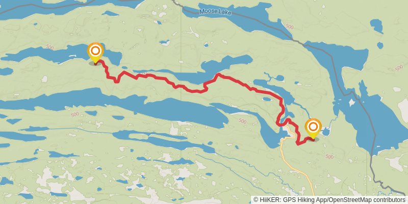 Border Route Trail stage 2 Map