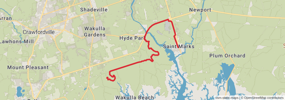 American Perimeter Trail - Florida Primary stage 25 Map
