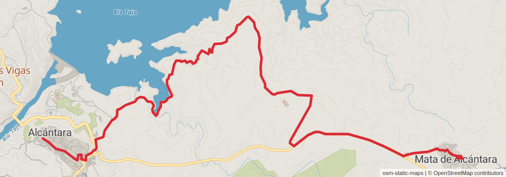 GR 113 Camino Natural del Tajo stage 45 Map