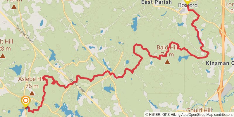Bay Circuit Trail stage 3 Map