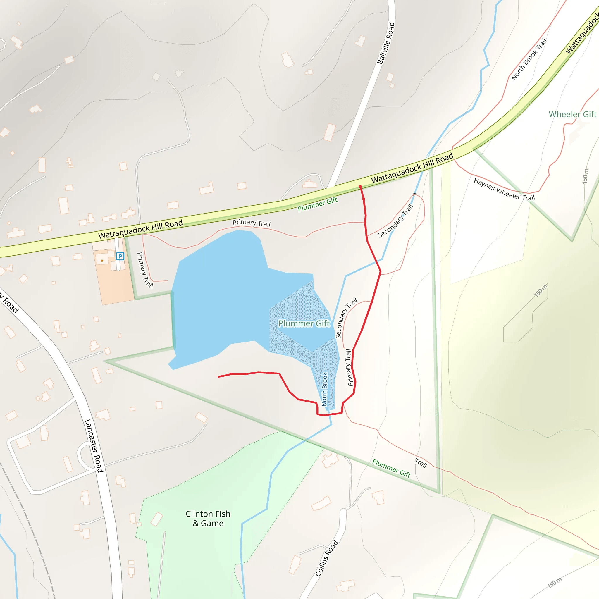 Clinton Fish and Game Trail mobile static map