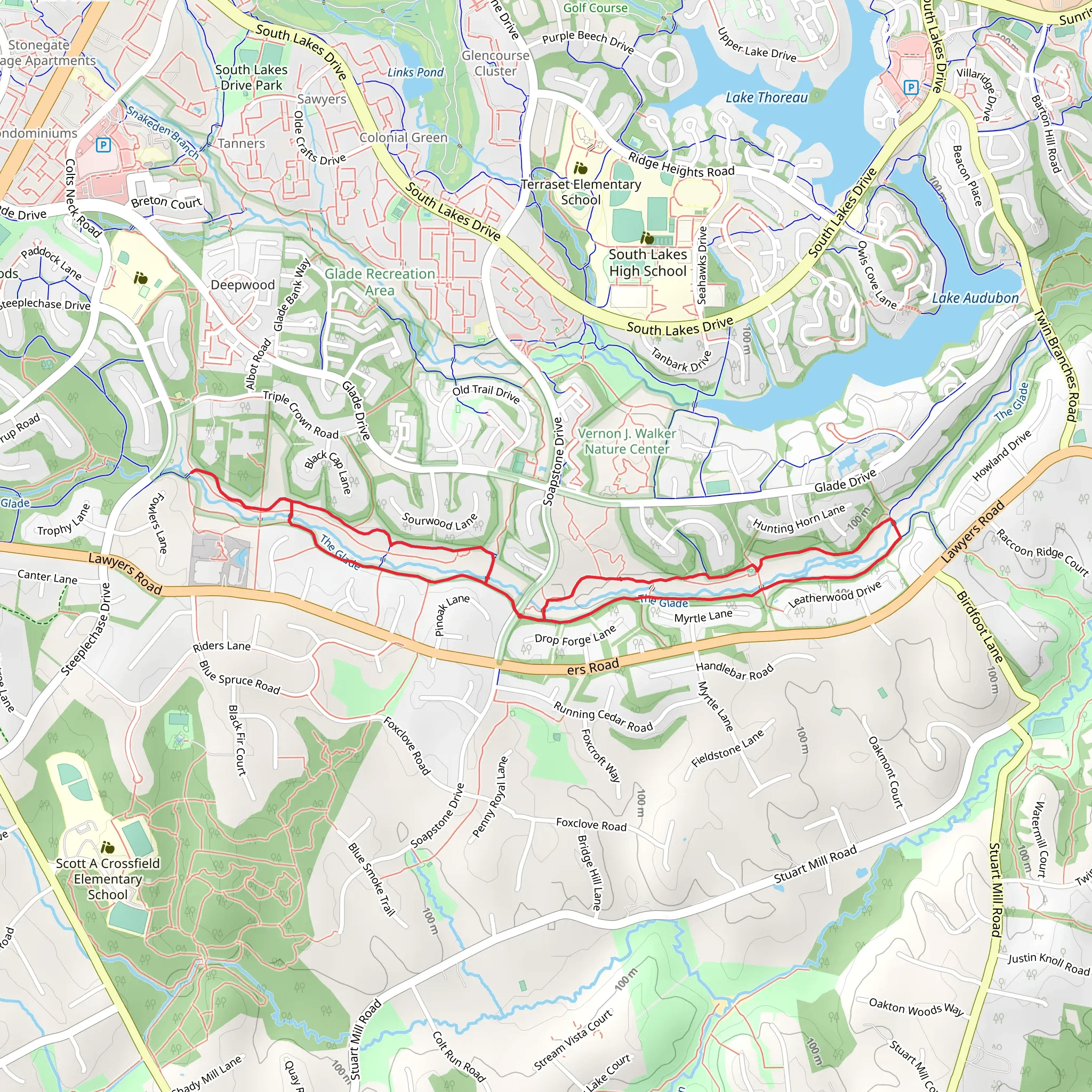 Turquoise Trail and Nature Loop Trail mobile static map