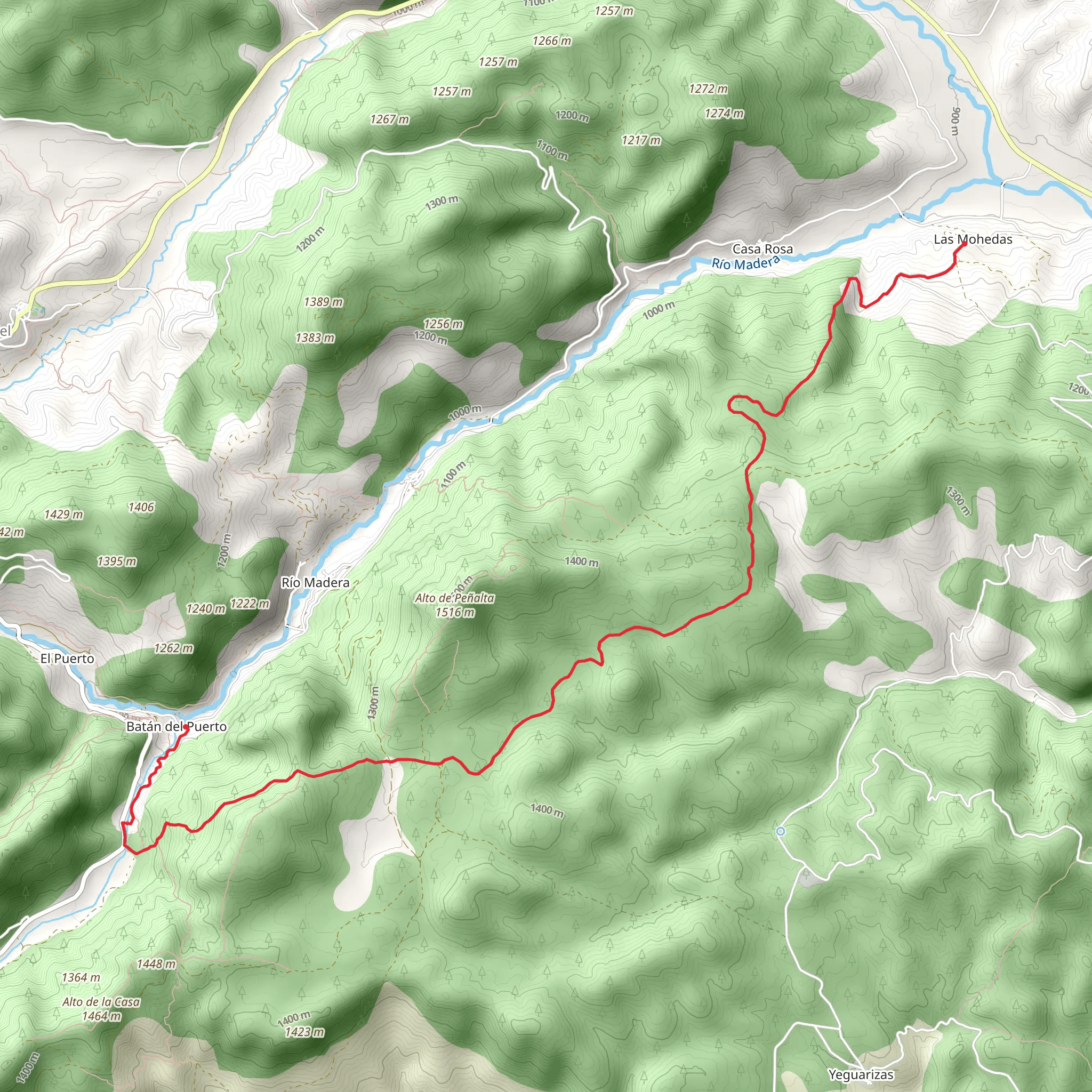 Batán del Puerto - Las Mohedas mobile static map