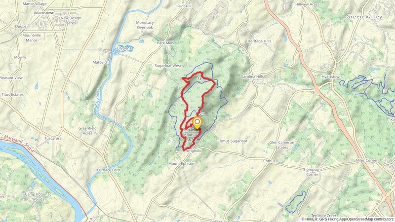 Sugarloaf Mountain and Northern Peaks Loop Trail