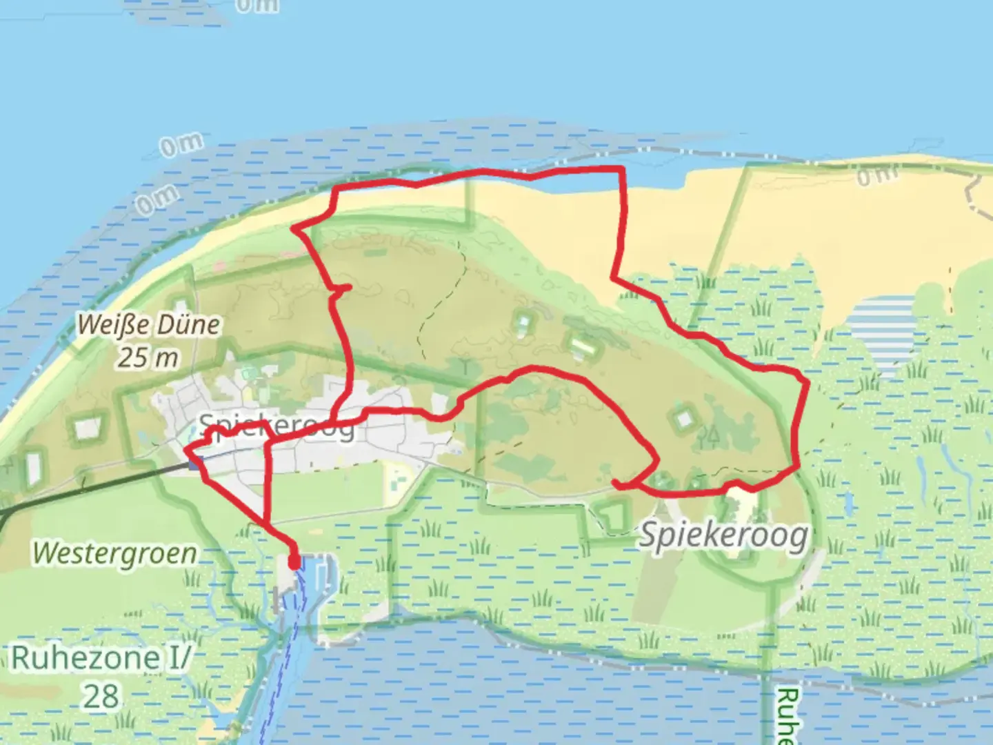 An image depicting the trail De Utkieker Loop and its surrounding area.