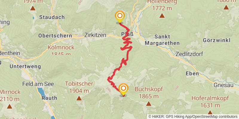 Alpe - Adria Trail alt 6 Map