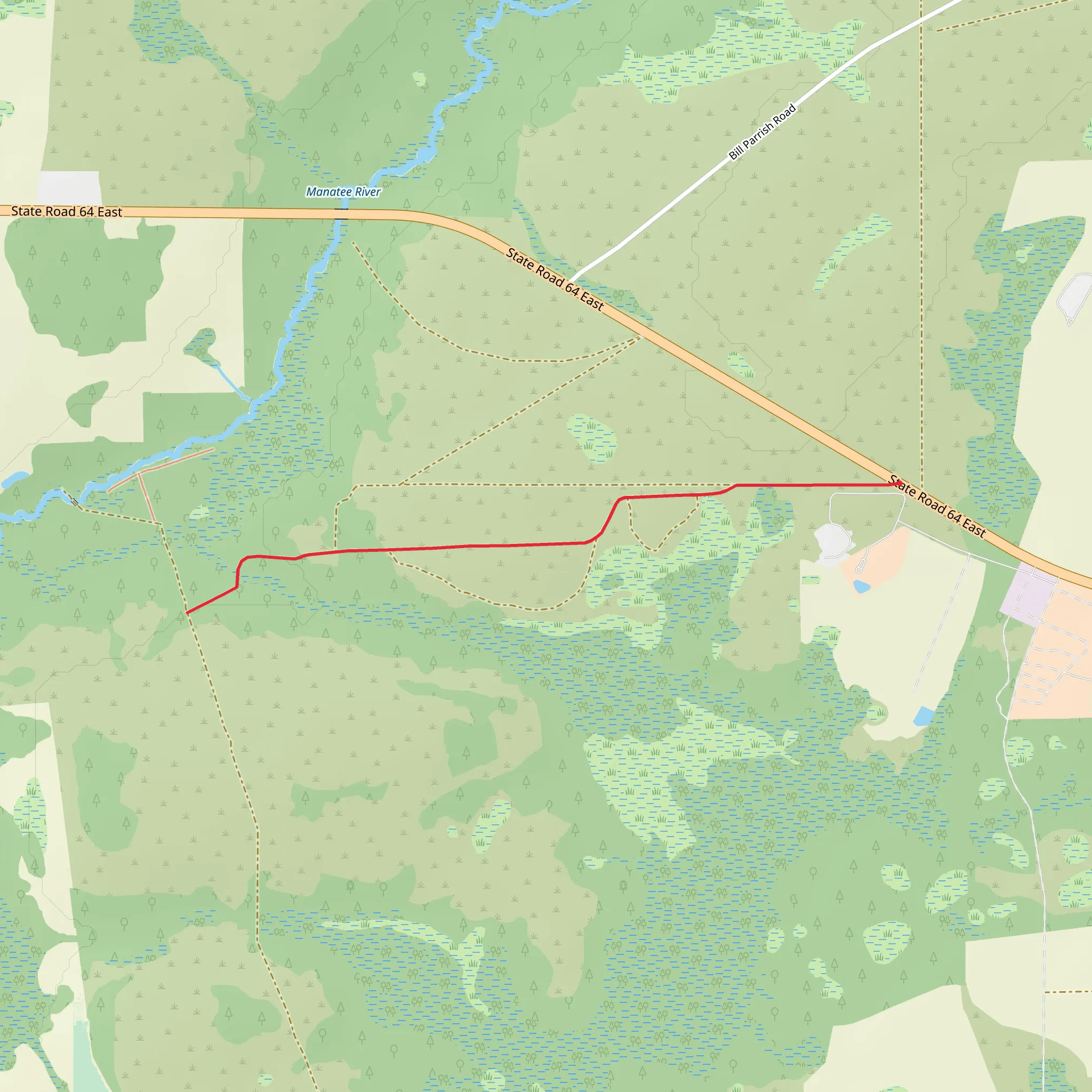 Webb Branch mobile static map