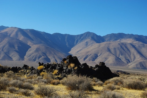 An image depicting the trail Honey Bee Trail via Olancha Pass Trail and its surrounding area.