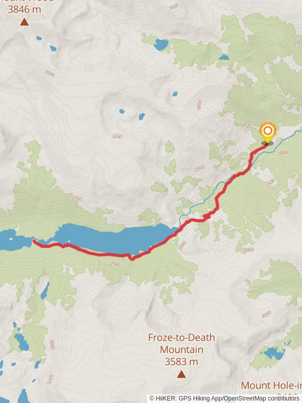 Mystic Lake and Island Lake via West Rosebud Trail