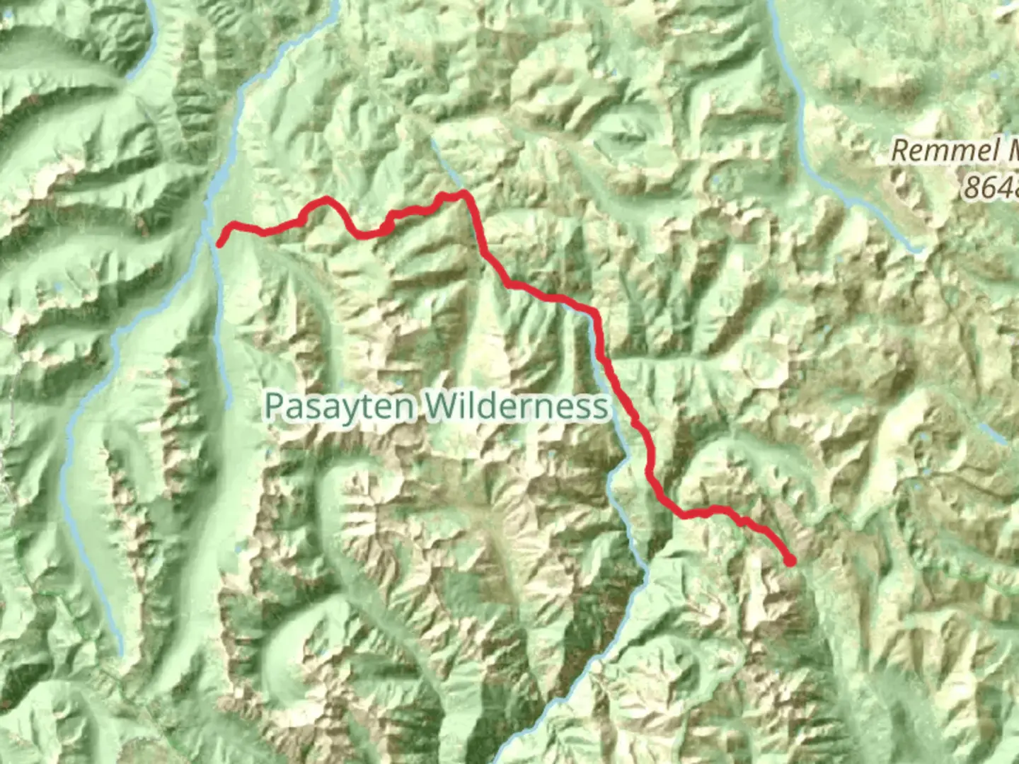 An image depicting the trail Tatoosh Buttes via Hidden Lakes Trail and its surrounding area.