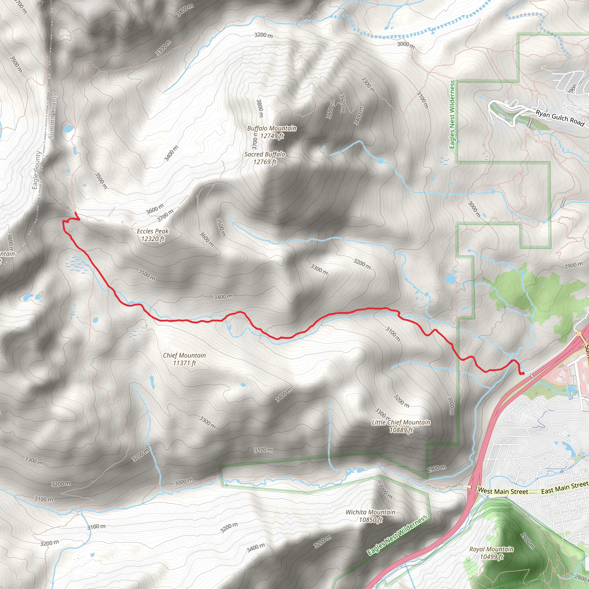 Meadow Creek mobile static map