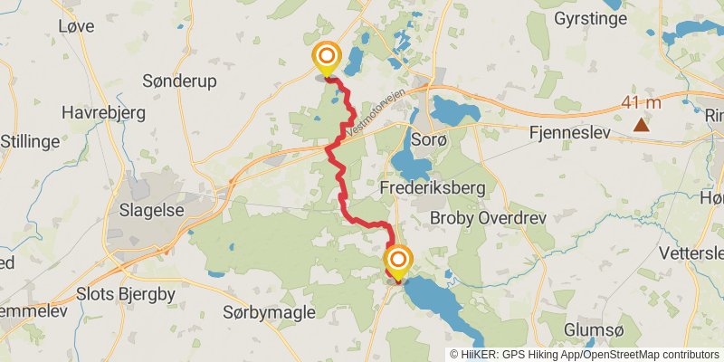 Jyderupstien stage 3 Map
