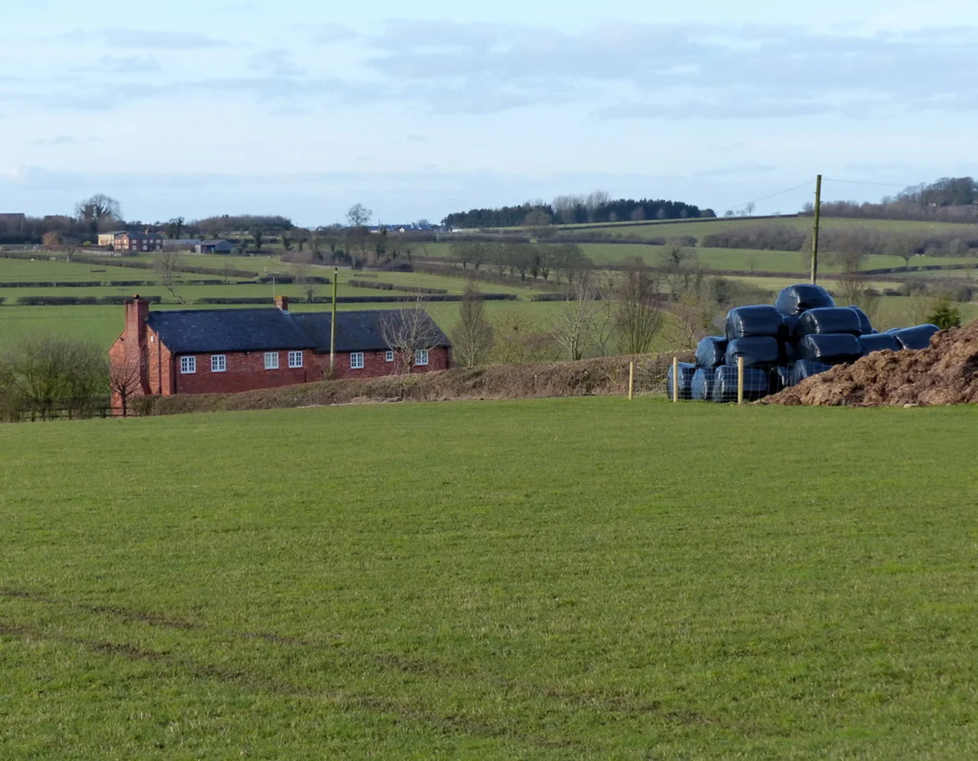 An image depicting the trail Illston on the Hill and Gaulby Loop and its surrounding area.