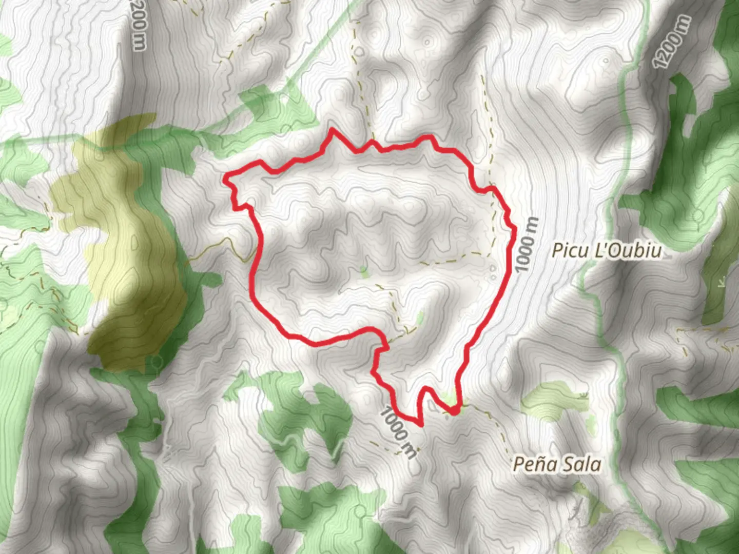 An image depicting the trail Route of the Port of Marabio and its surrounding area.