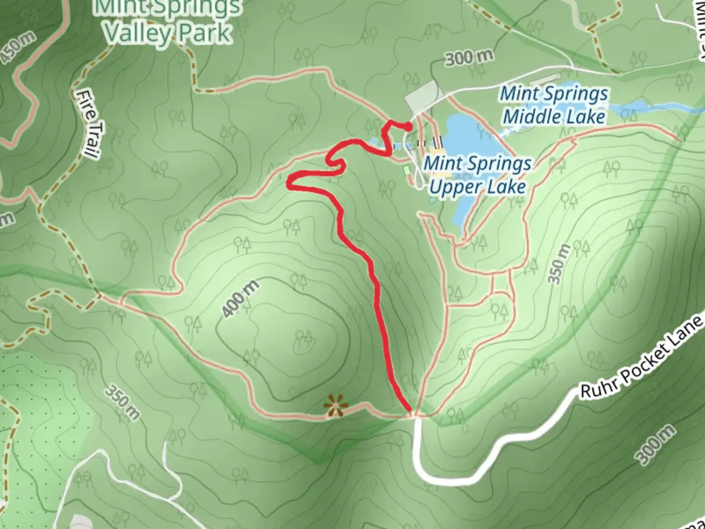An image depicting the trail Little Yellow Trail and its surrounding area.