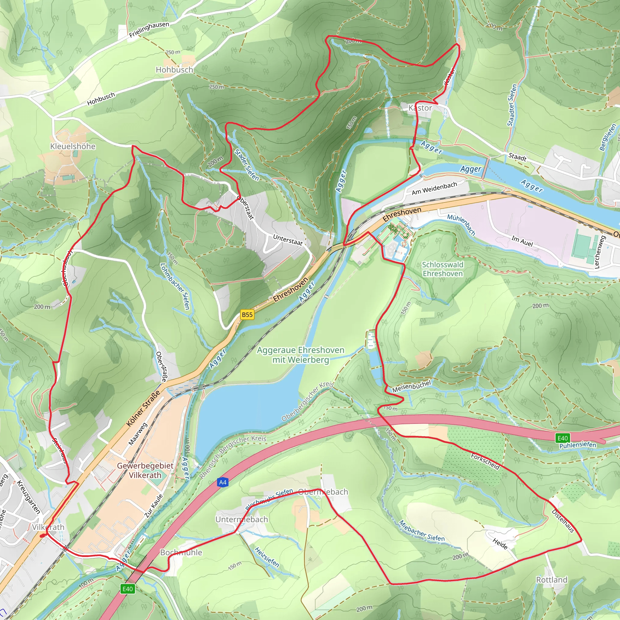 Rund um Vilkerath mobile static map