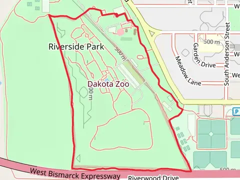 Riverside Park and Dakota Zoo Loop