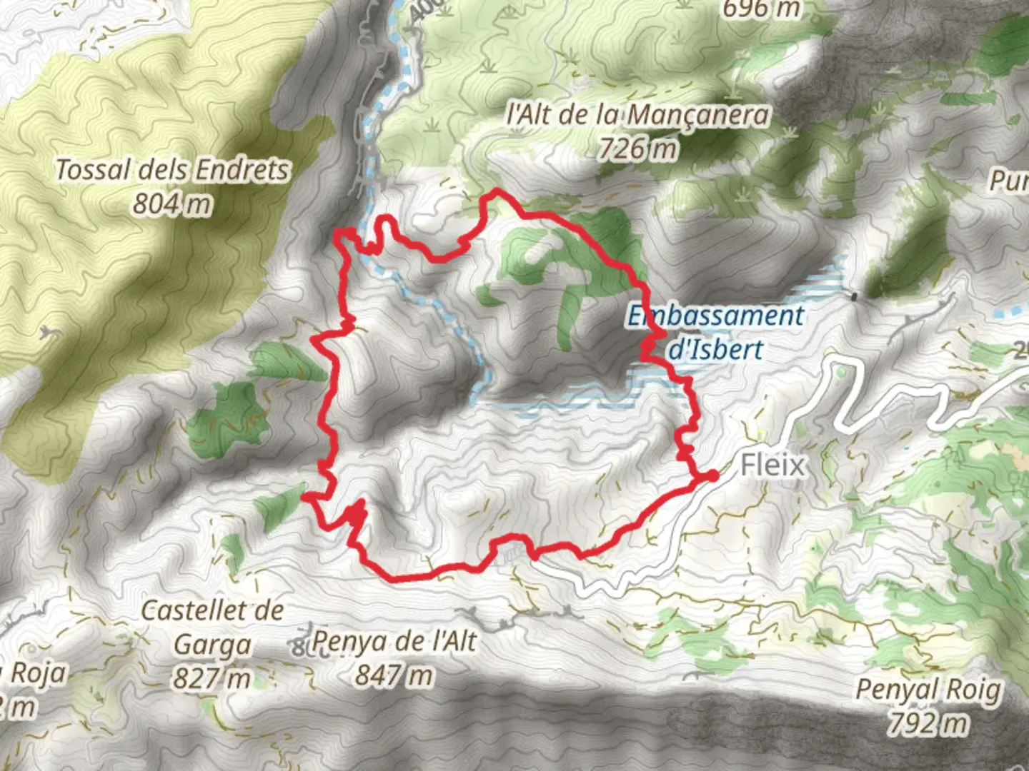 An image depicting the trail The Cathedral of Hiking PR CV 147 and its surrounding area.