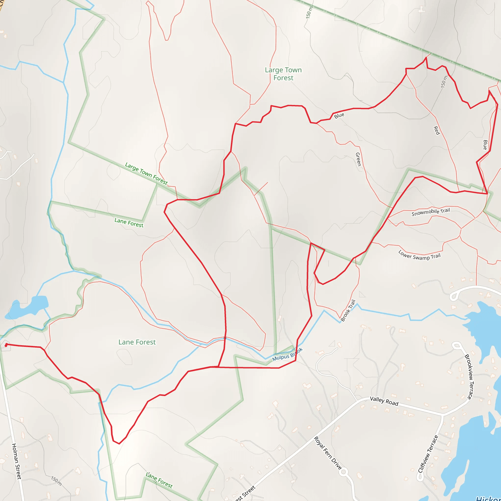 Mulpus Brook mobile static map