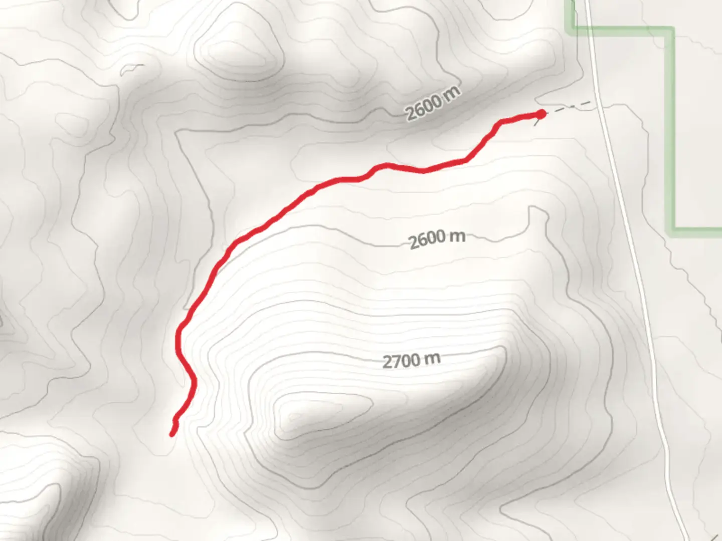 An image depicting the trail Adams Creek Trail and its surrounding area.