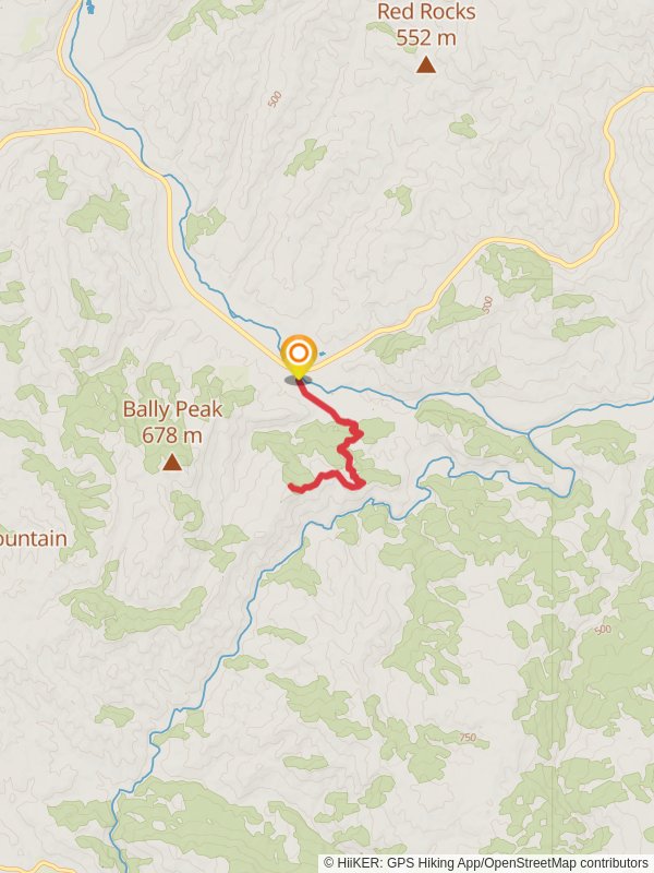 Perkins Creek Ridge via Redbud Trail
