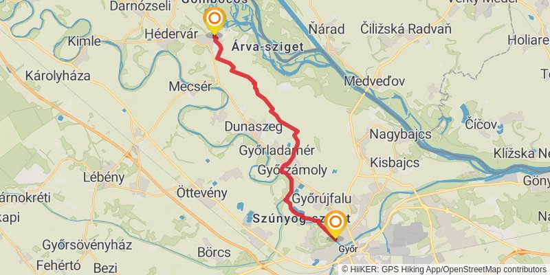 Sultans Trail stage 9 Map