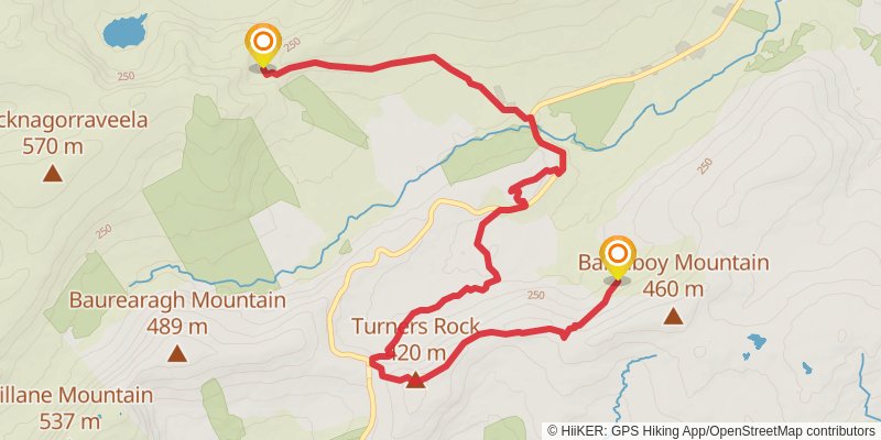 Beara Way Kenmare Bonane Loop stage 2 Map