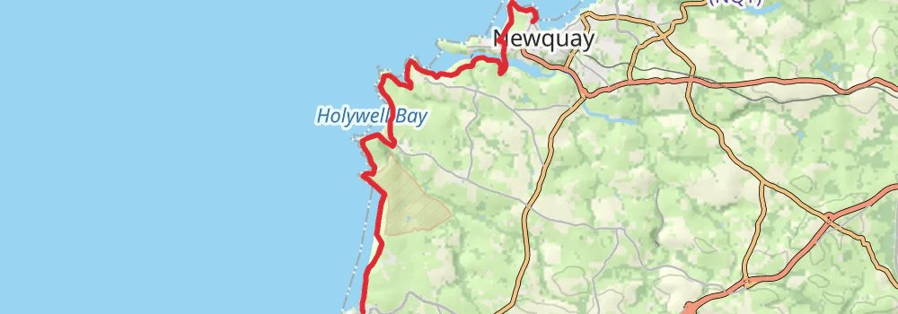 South West Coast Path stage 17 Map