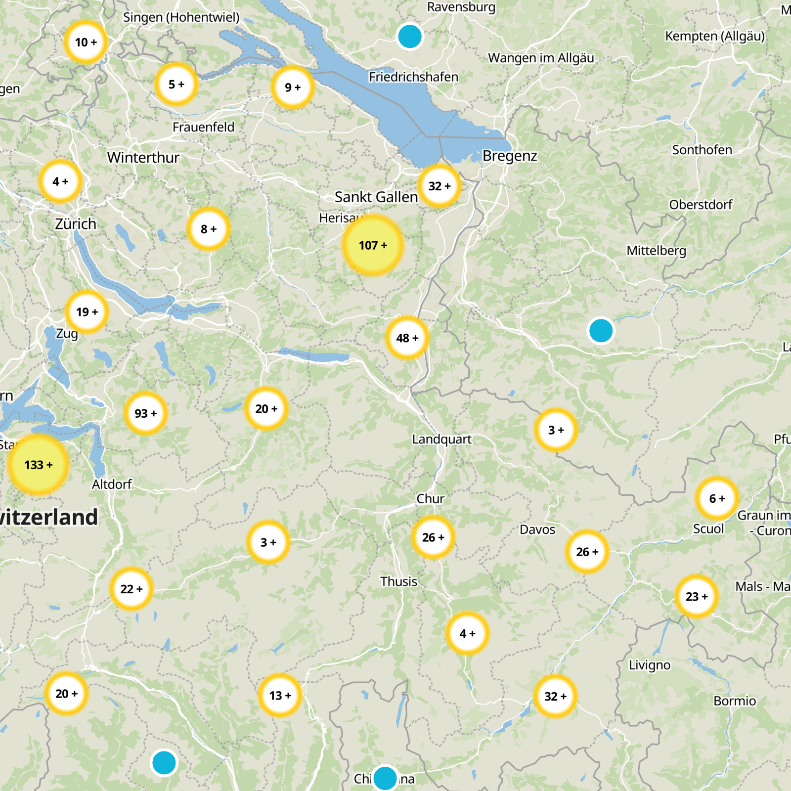 Wahlkreis Sarganserland Static Map