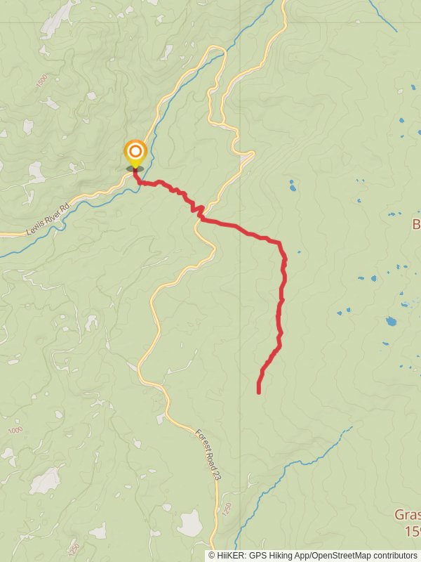 Riley South Trail mobile static map